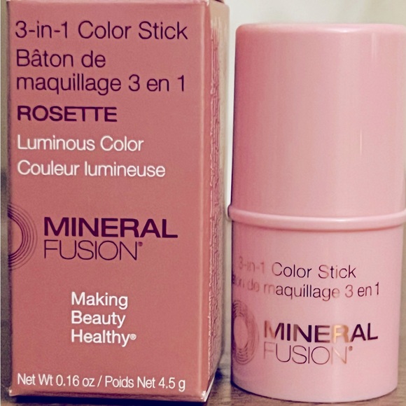 Mineral Fusion 3 in 1 color stick - Rosette - Picture 2 of 3